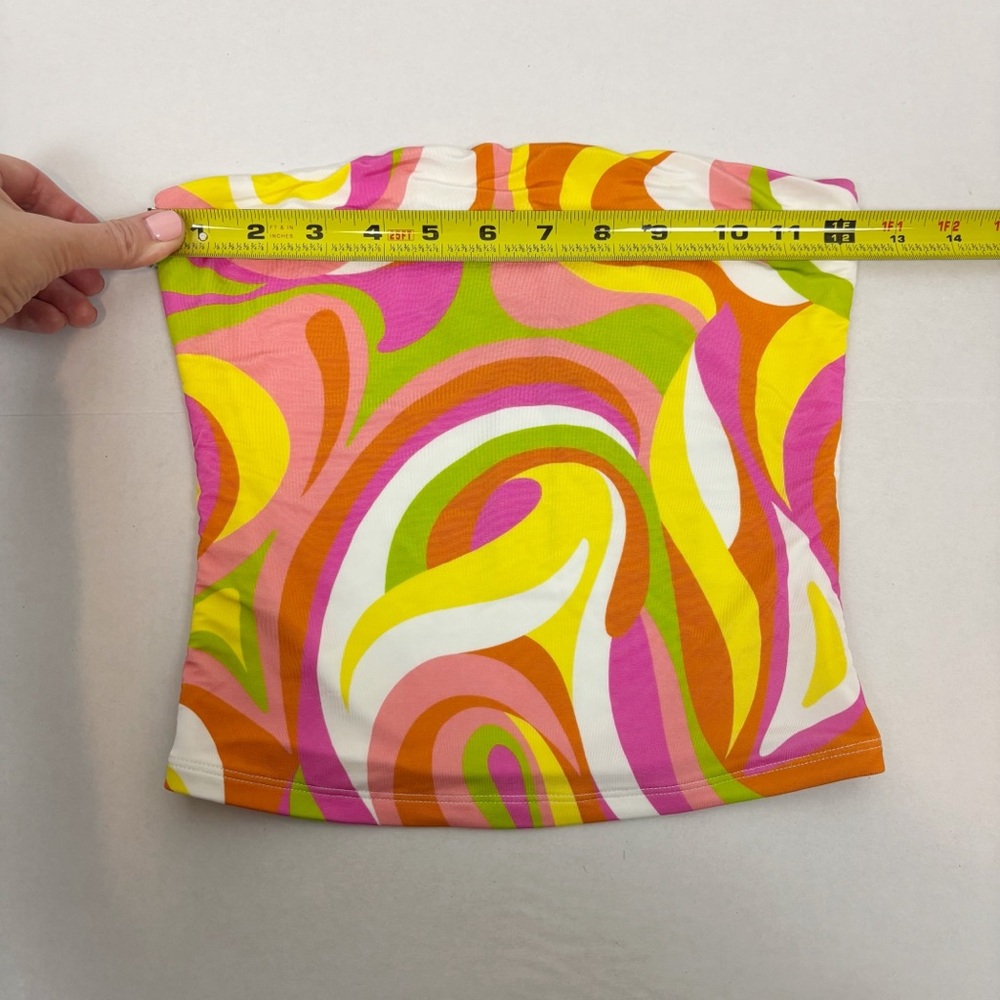 Lovers and Friends Layla Tube Top in Swirl Multi Size XS - Picture 10 of 11